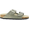 Womens Birkenstock Women's Birkenstock Arizona Washed Metallic Stone Gold Suede Washed Metallic Stone Gold Suede