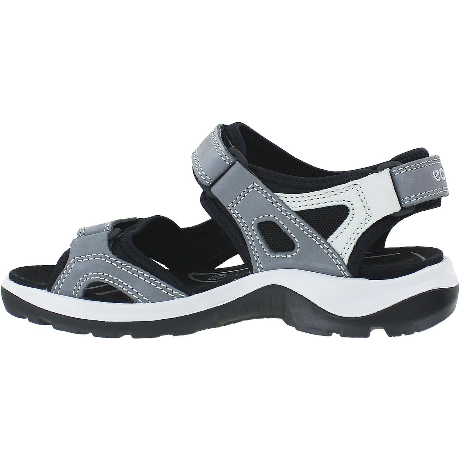 ECCO Yucatan Sandals Titanium | Women's Strappy Hiking Sandals Footwear