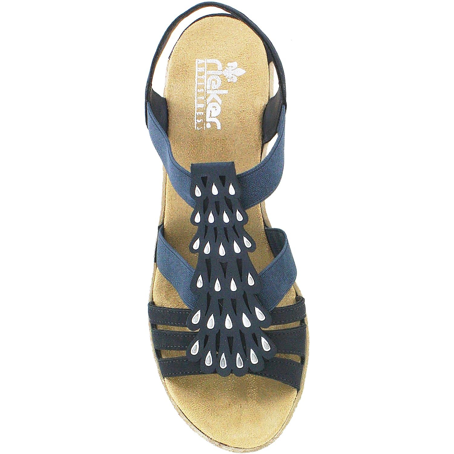 Rieker 62436-14 Fanni 36 | Wedge Sandals | Footwear etc.
