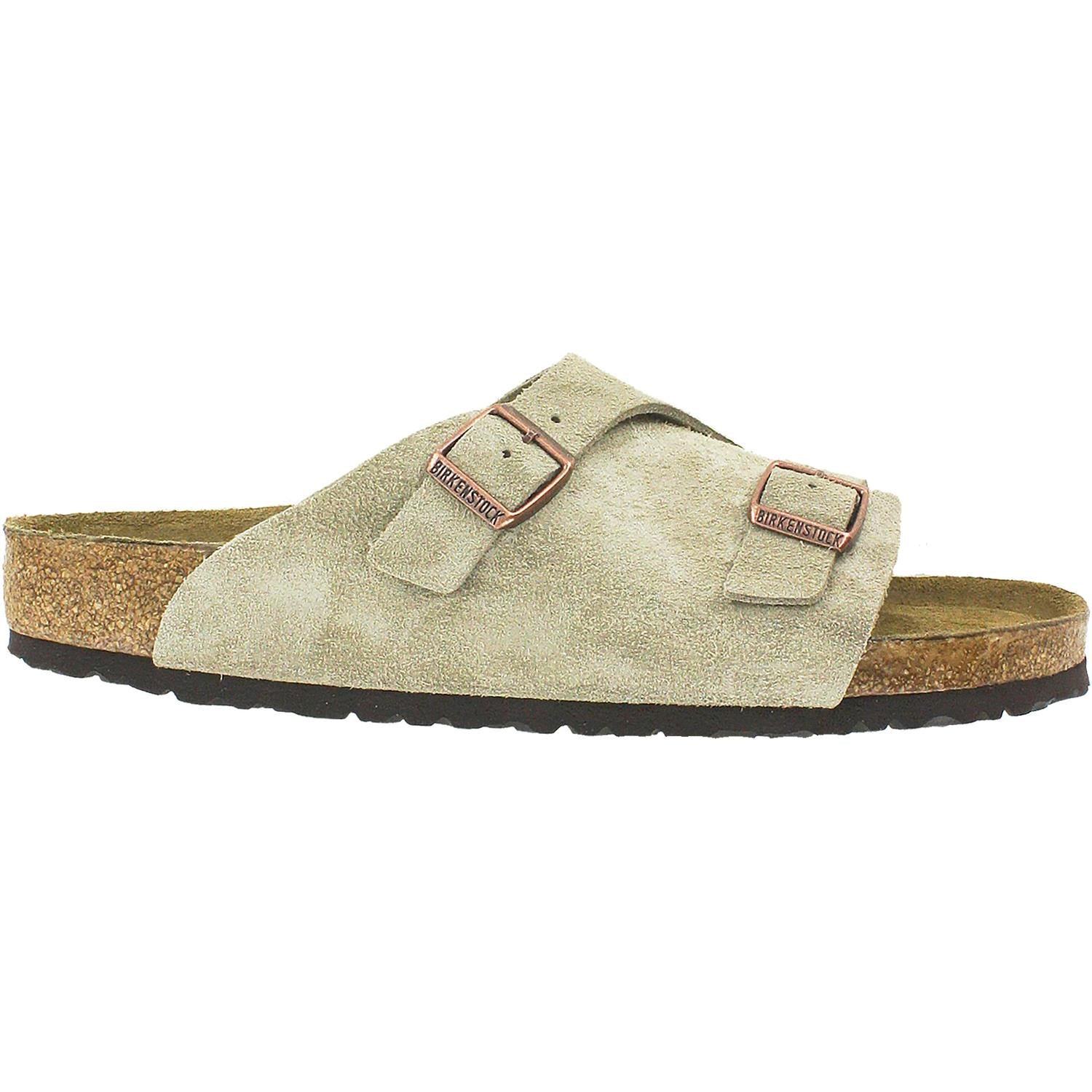 BIRKENSTOCK Zürich Soft Footbed Zürich Soft Footbed Suede Leather Taupe | BIRKENSTOCK
