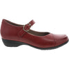 Womens Dansko Women's Dansko Fawna Red Burnished Calf Leather Red Burnished Calf Leather