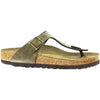 Womens Birkenstock Women's Birkenstock Gizeh Golden Brown Birko-Flor Golden Brown Birko-Flor
