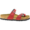 Womens Birkenstock Women's Birkenstock Mayari Bordeaux Birko-Flor Bordeaux Birko-Flor