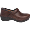 Womens Dansko Women's Dansko XP 2.0 Brown Floral Tooled Leather Brown Floral Tooled Leather