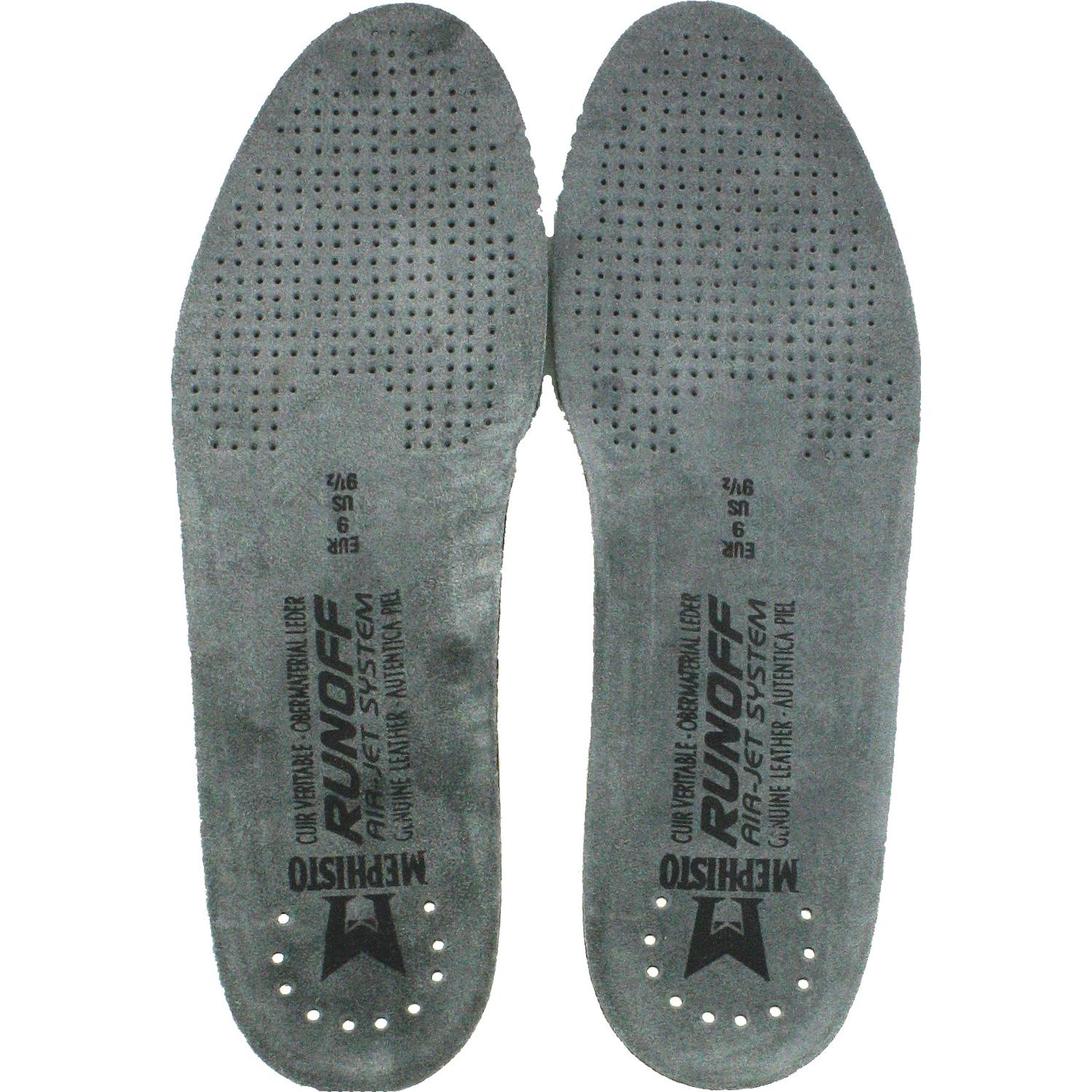 Men's Mephisto Runoff Replacement Insoles Grey – Footwear etc.