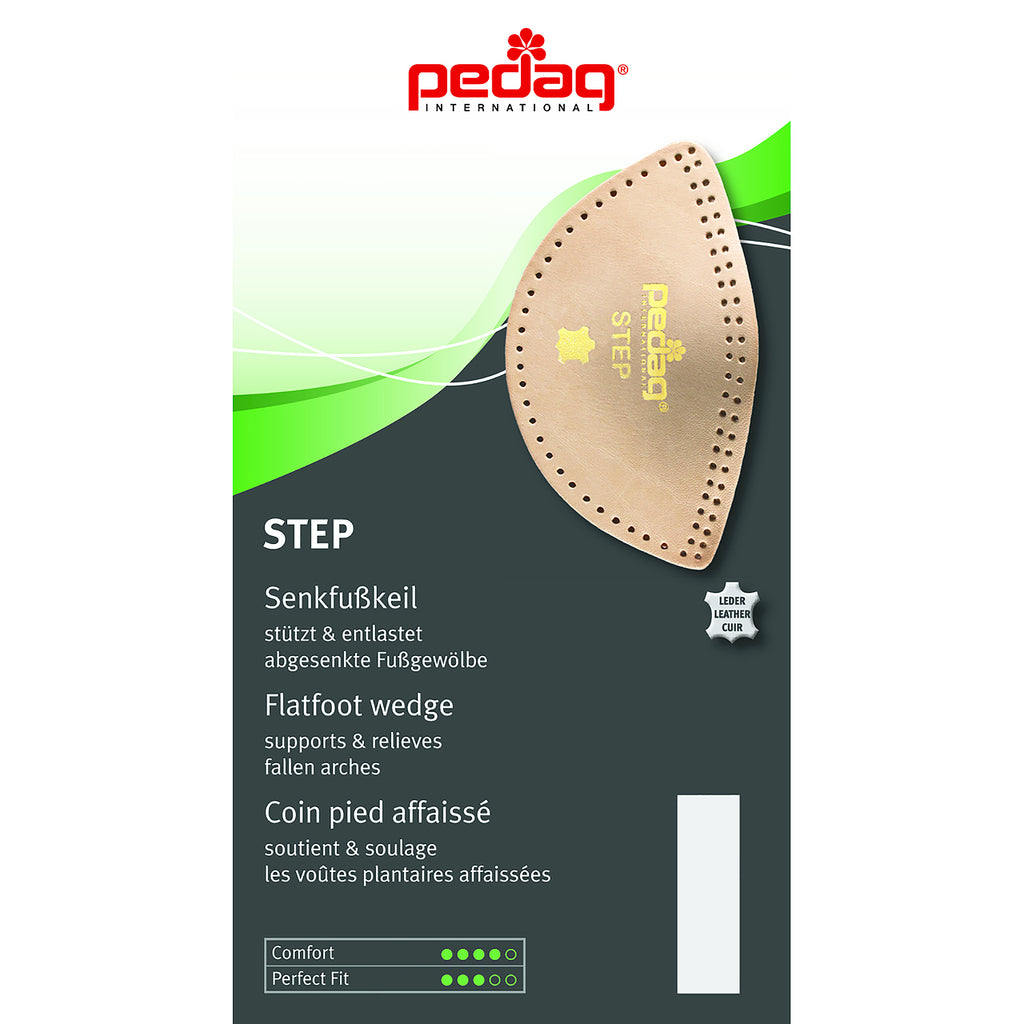 Unisex Pedag Unisex Pedag Longitudinal Arch Supports with Self-Adhesive Beige Leather Beige