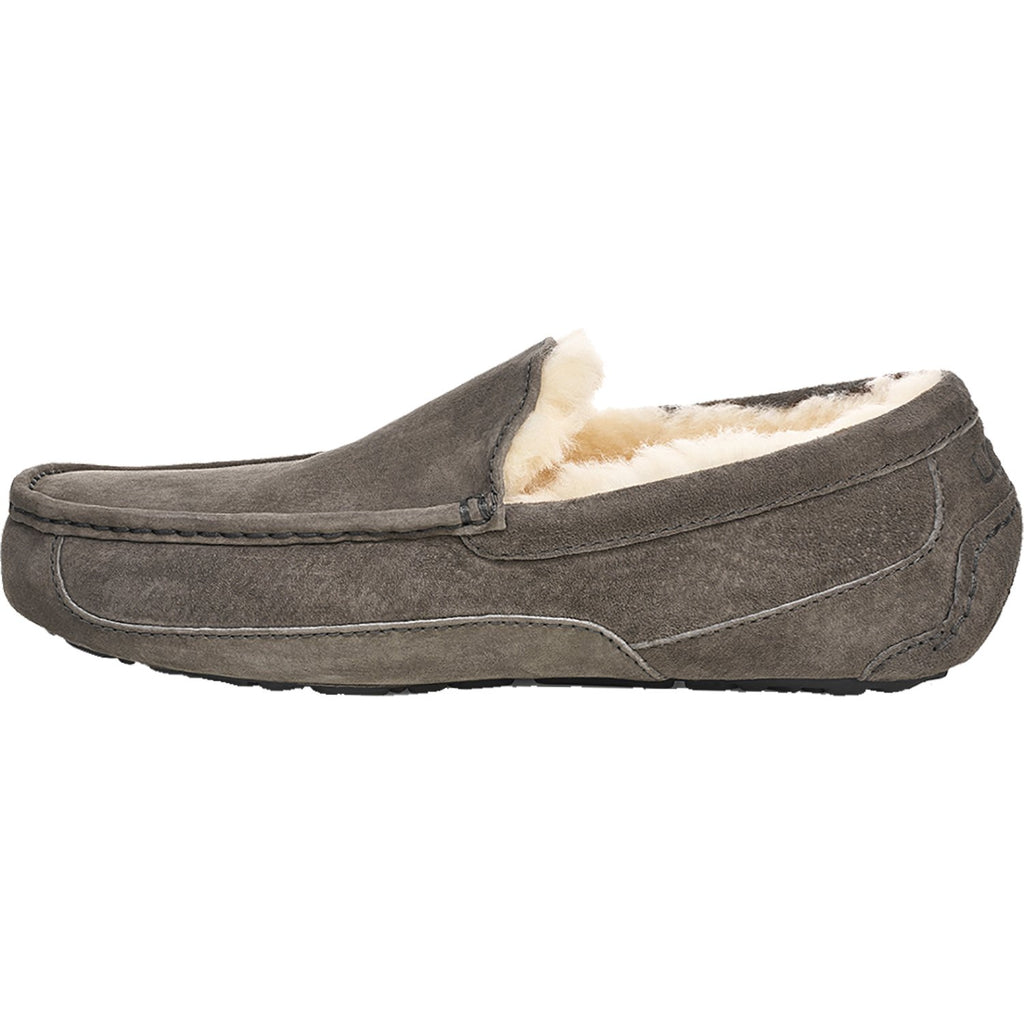 Mens Ugg Men's UGG Ascot Charcoal Suede Charcoal Suede