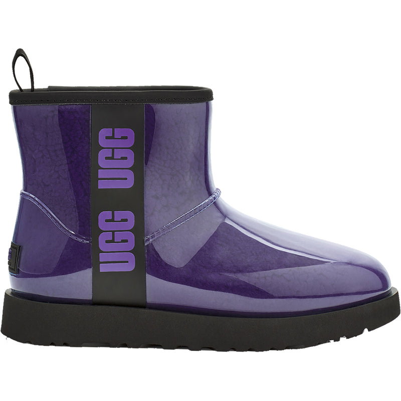 Women's UGG Classic Clear Mini Violet Night/Black Synthetic
