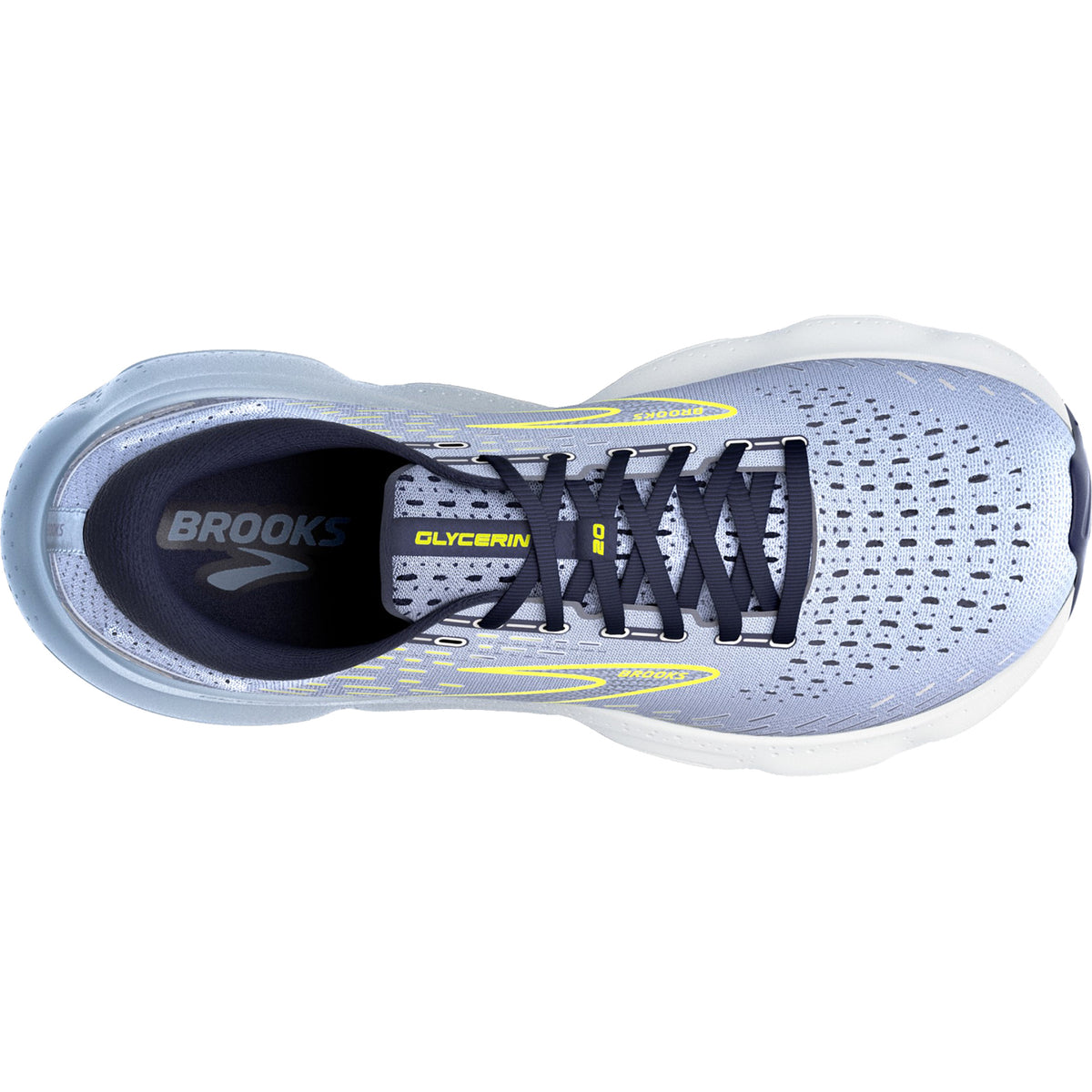 Brooks Glycerin 20 Light Blue Women S Running Shoes Footwear Etc   120369416 2 1200x1200 