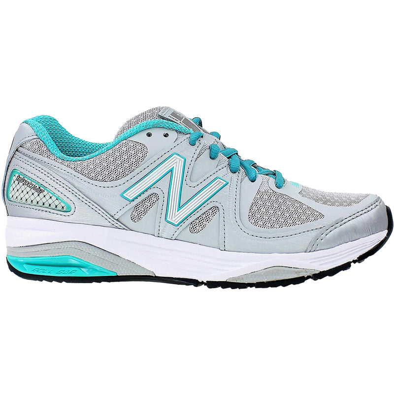 Women's New Balance W1540SG2 Running Shoes Silver/Green Synthetic/Mesh