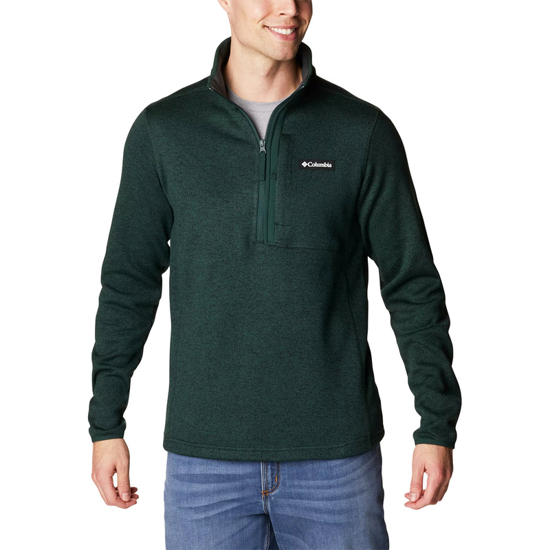 Men's Columbia Sweater Weather Fleece Half Zip Pullover Spruce Heather