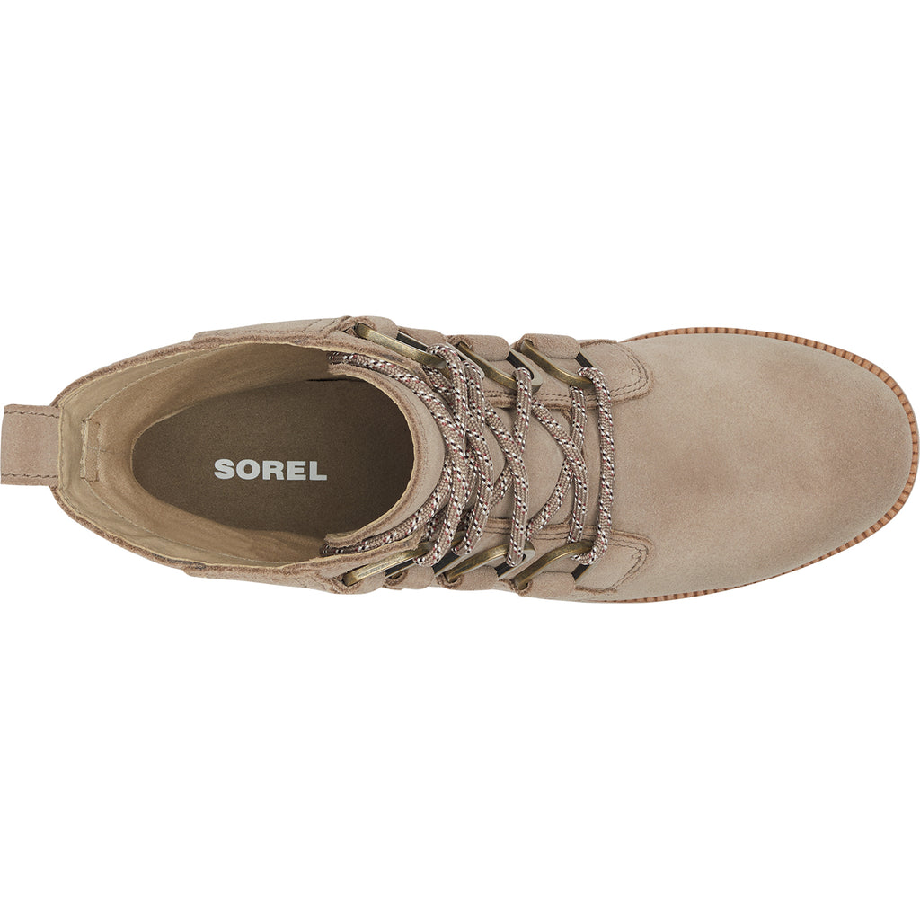 Womens Sorel Women's Sorel Cate Lace Omega Taupe Suede Omega Taupe Suede