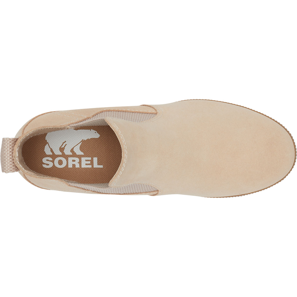 Womens Sorel Women's Sorel Out 'N About Slip-On Wedge Natural Tan Suede Natural Tan Suede