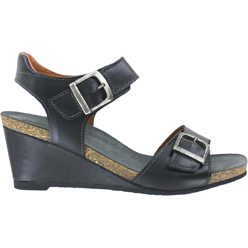 Women's Taos Buckle Up Black Leather