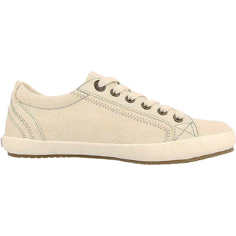 Women's Taos Star Beige Washed Canvas
