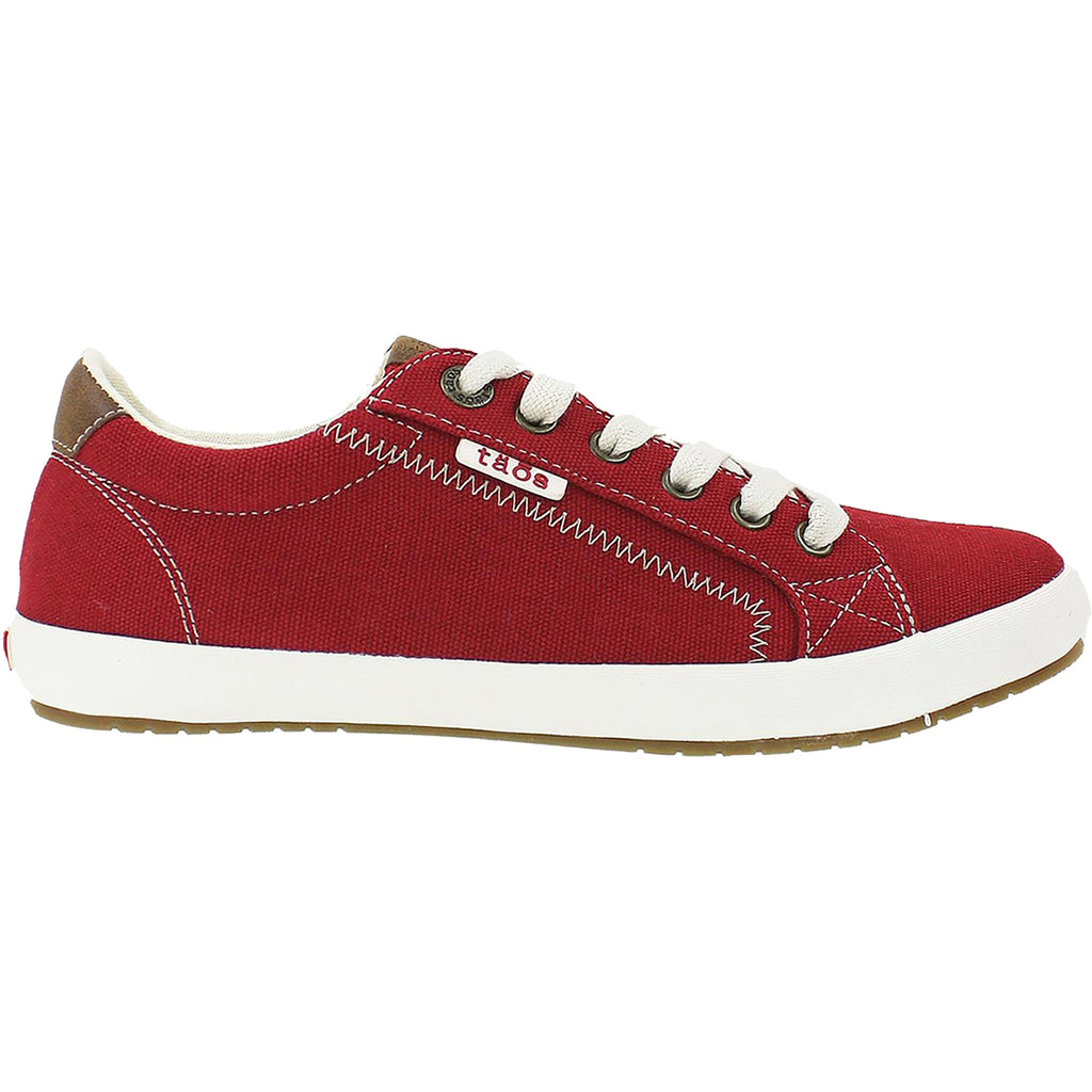 Womens Taos Women's Taos Star Burst Red Canvas Red Canvas