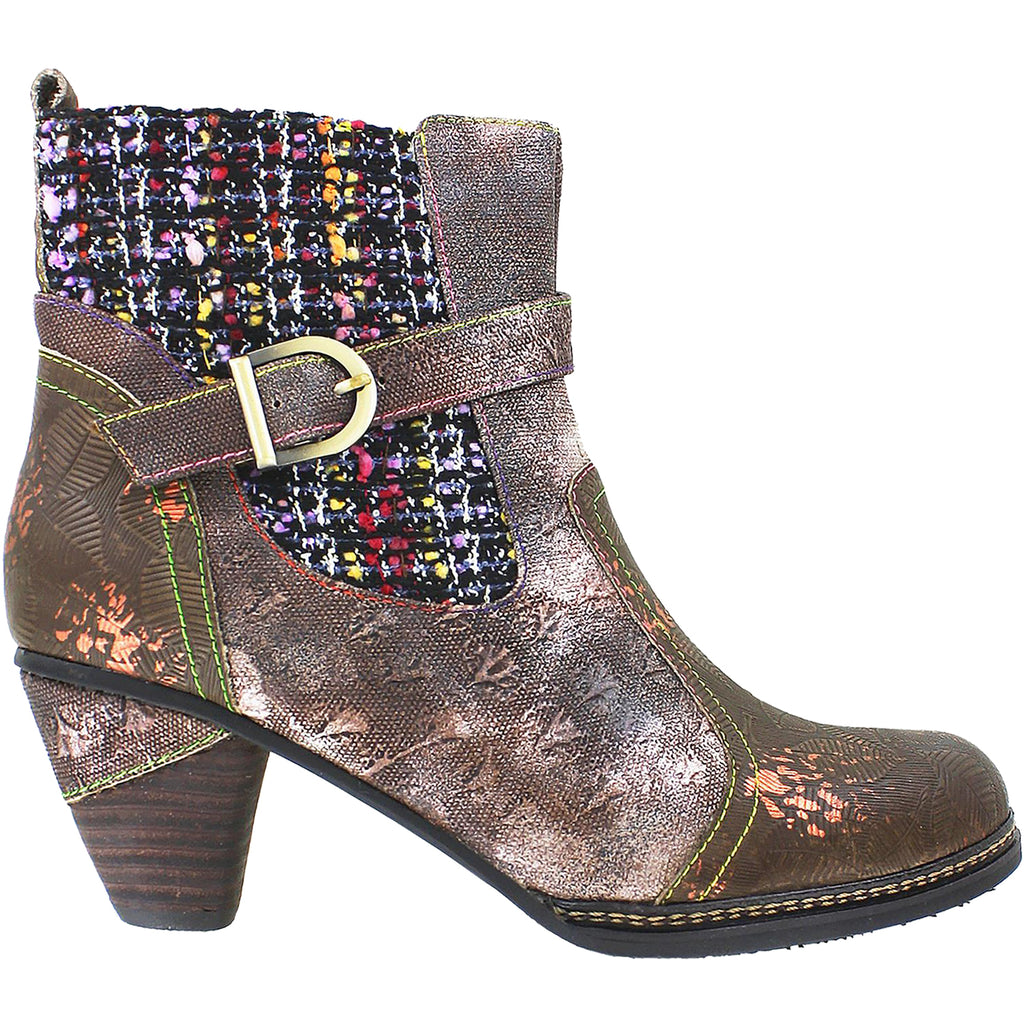 Womens L'artiste by spring step Women's L'Artiste by Spring Step Nancies Olive Multi Leather Olive Multi Leather