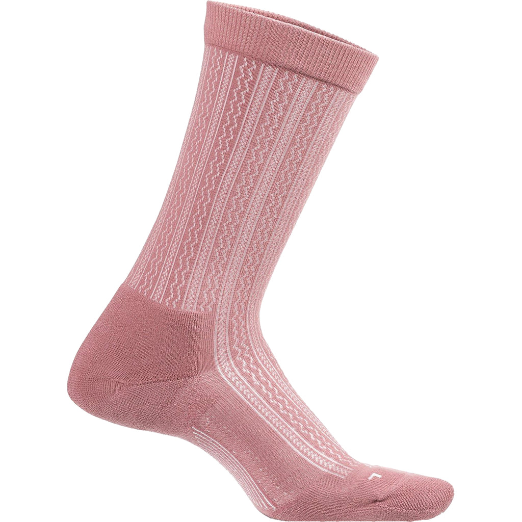 Womens Feetures Women's Feetures Texture Cushion Crew Socks Mulberry Mulberry