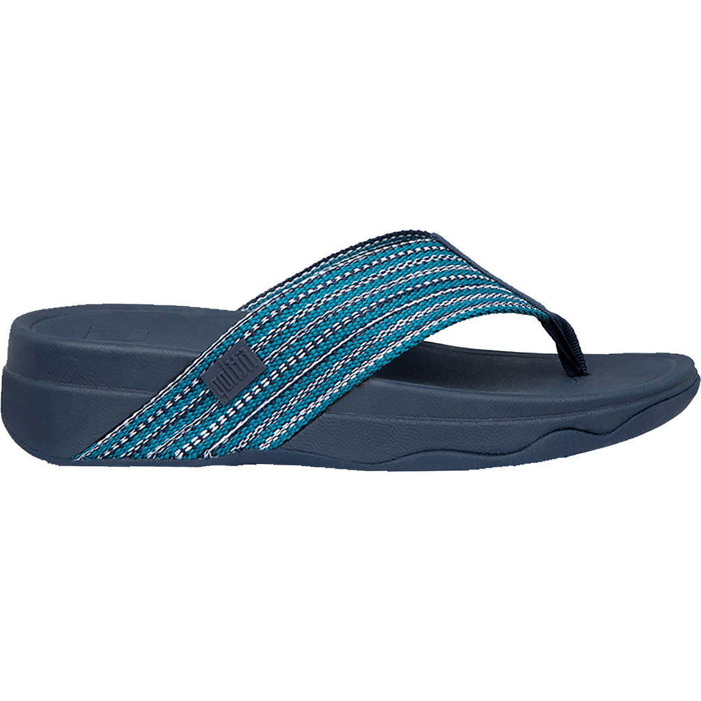 Womens Fit flop Women's FitFlop Surfa Sea Blue Fabric Sea Blue Fabric