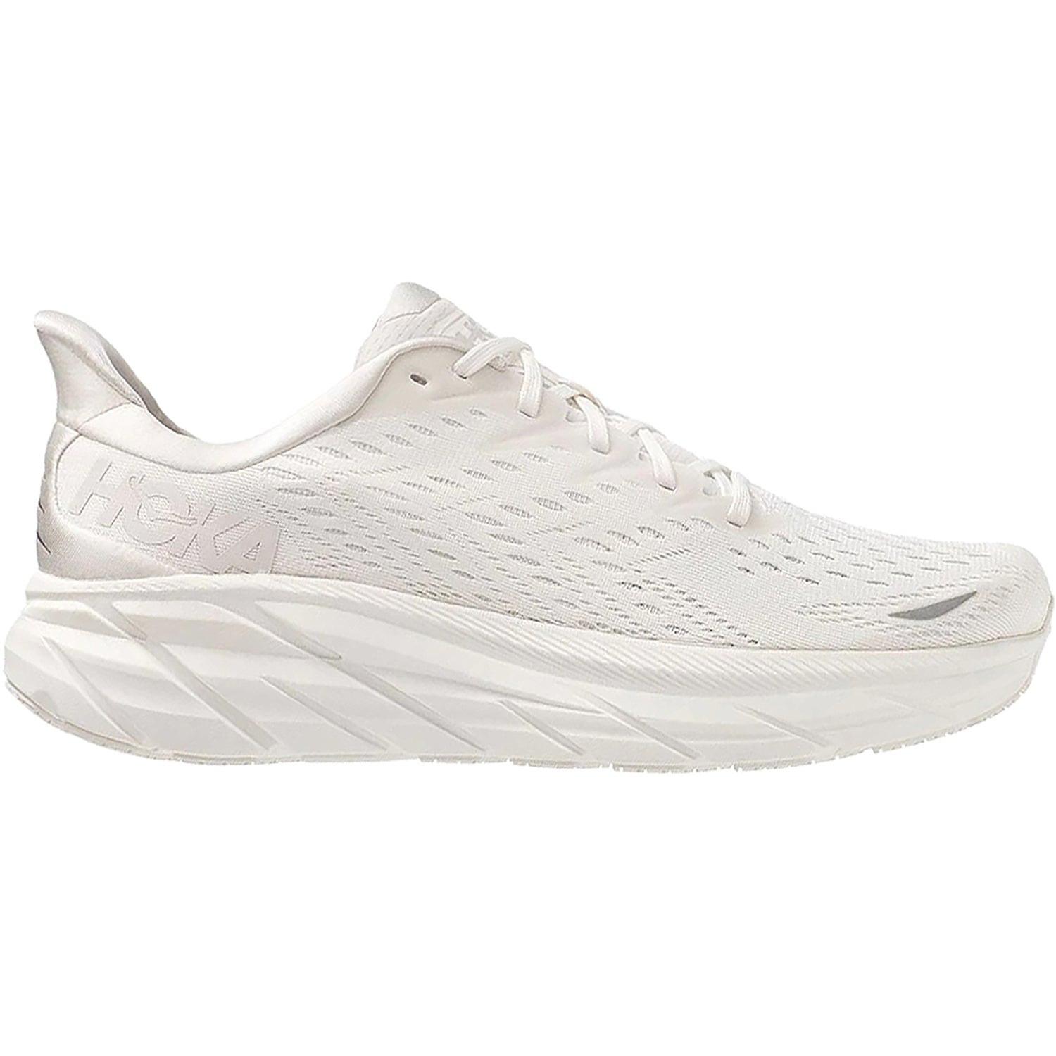 Hoka One One Clifton 8 White | Women's Running Shoes | Footwear etc.