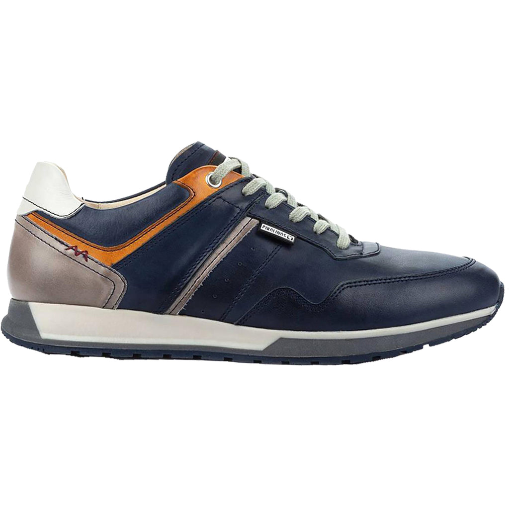 Mens Pikolinos Men's Pikolinos Cambil M5N-6319 Navy Leather Navy Leather