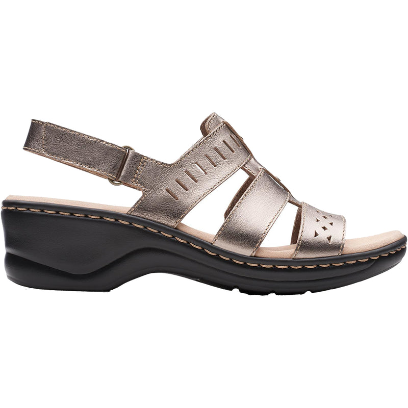 Women's Clarks Lexi Qwin Pewter Leather