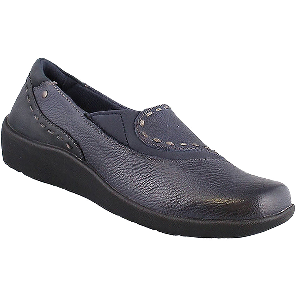 Womens Earth Women's Earth Leona Navy Leather Navy Leather