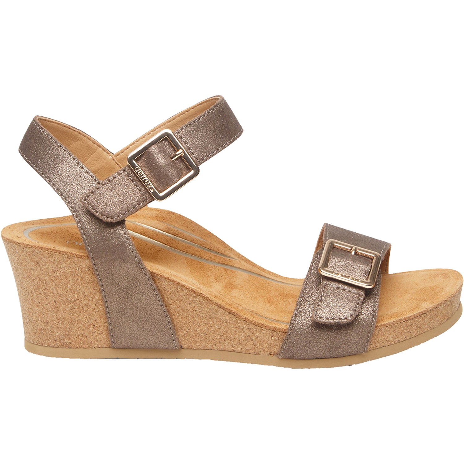 Aetrex Lexa Bronze | Sandals Footwear