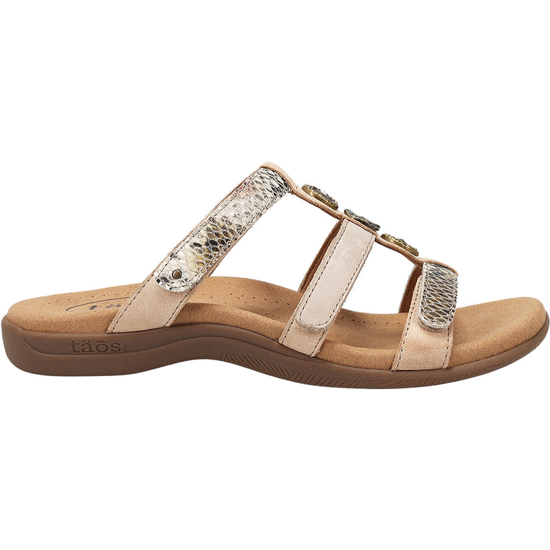 Women's Taos Prize 4 Taupe Snake Multi Leather