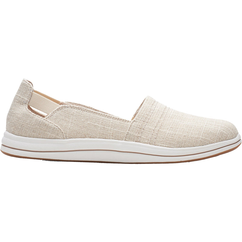 Women's Clarks Cloudsteppers Breeze Step Natural Int Canvas