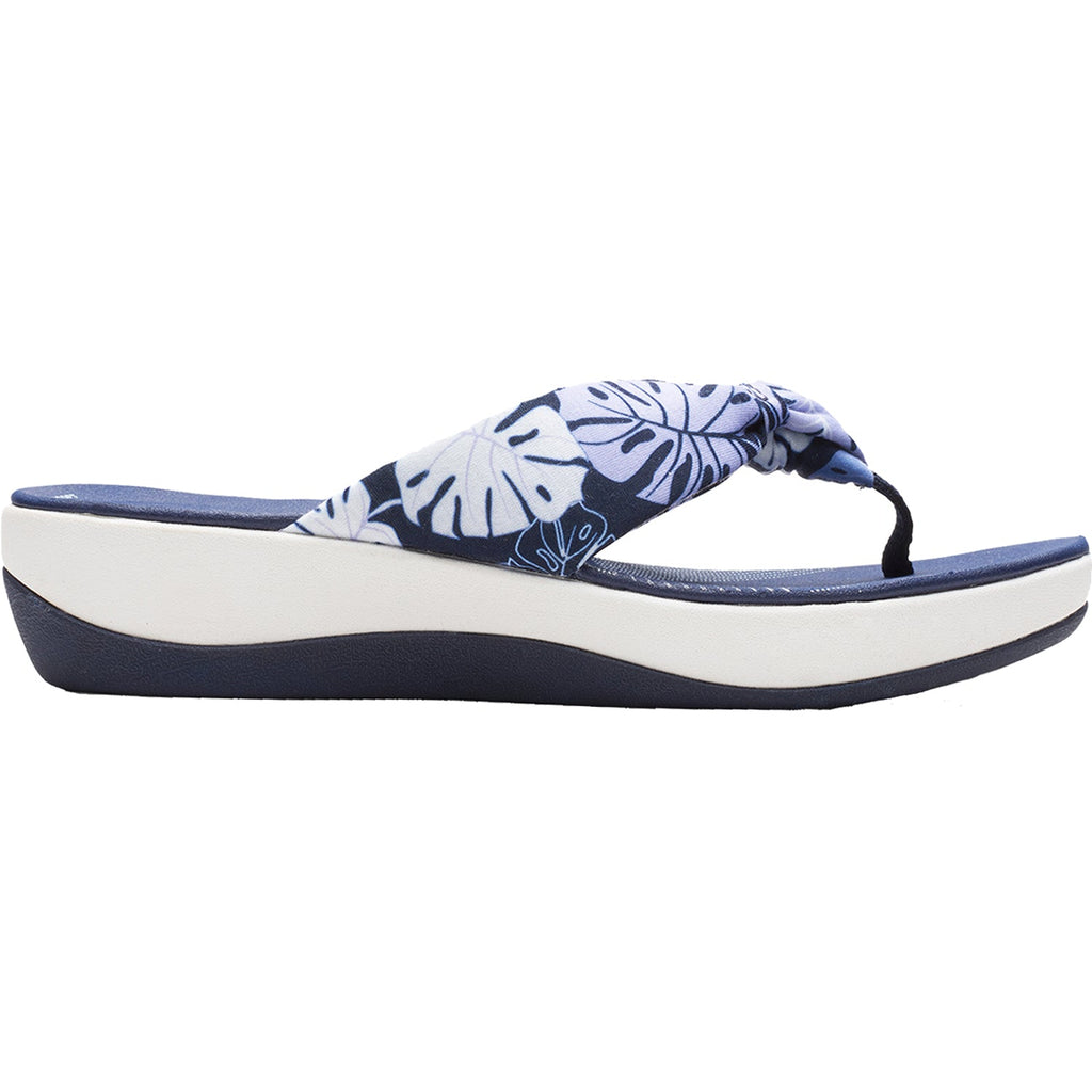 Womens Clarks Women's Clarks Cloudsteppers Arla Glison Blue Floral Fabric Blue Floral Fabric