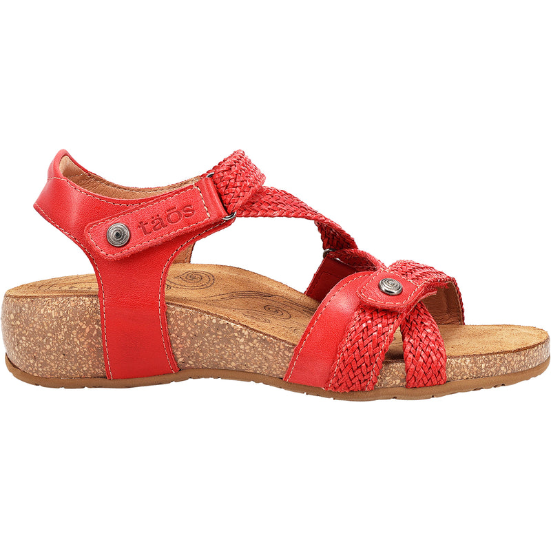 Women's Taos Trulie True Red Leather