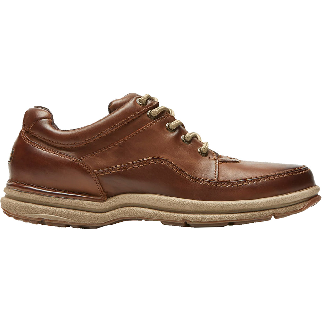 Mens Rockport Men's Rockport World Tour Classic Brown Leather Brown Leather