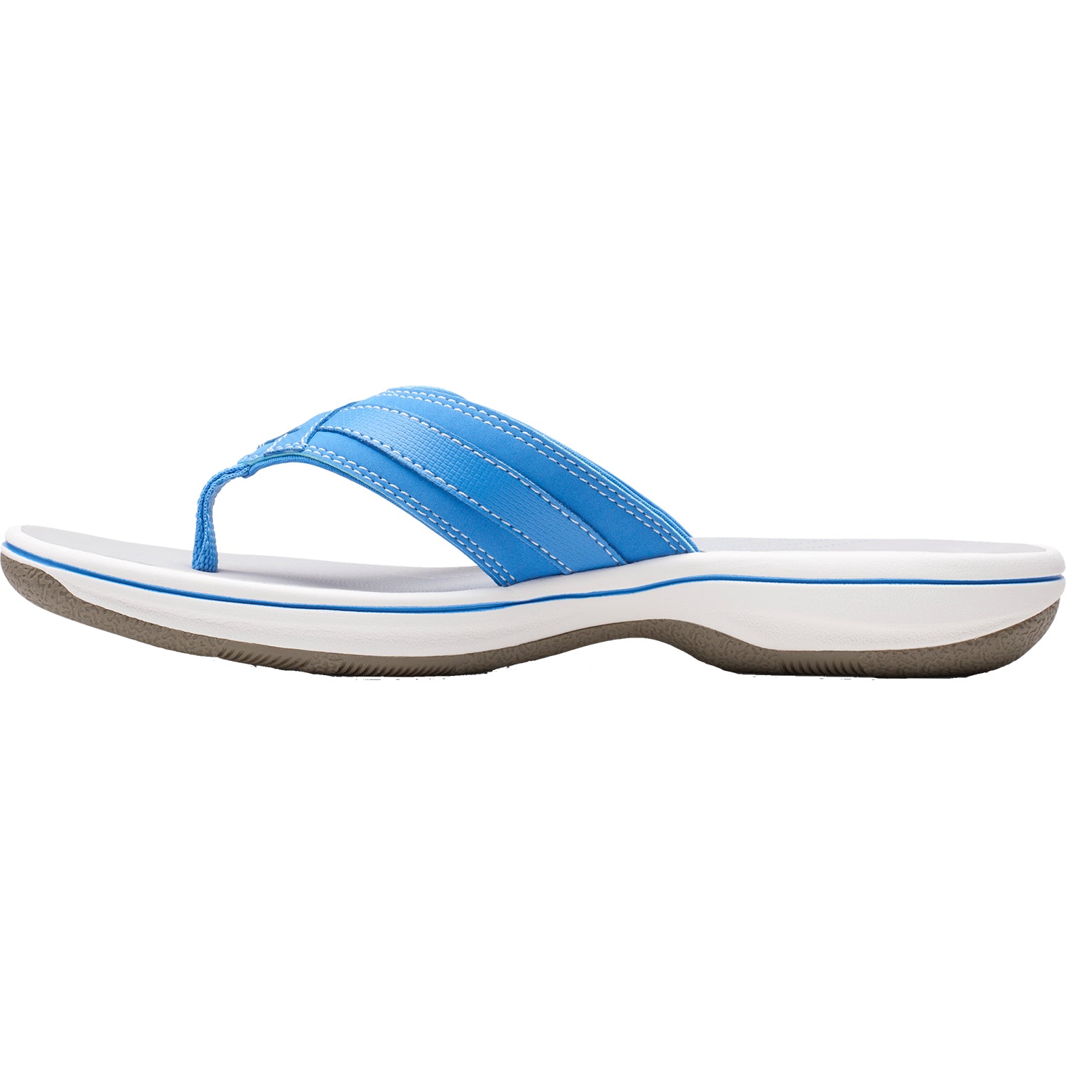 Clarks Breeze Sea Blue | Women's Flip Flops | Footwear etc.
