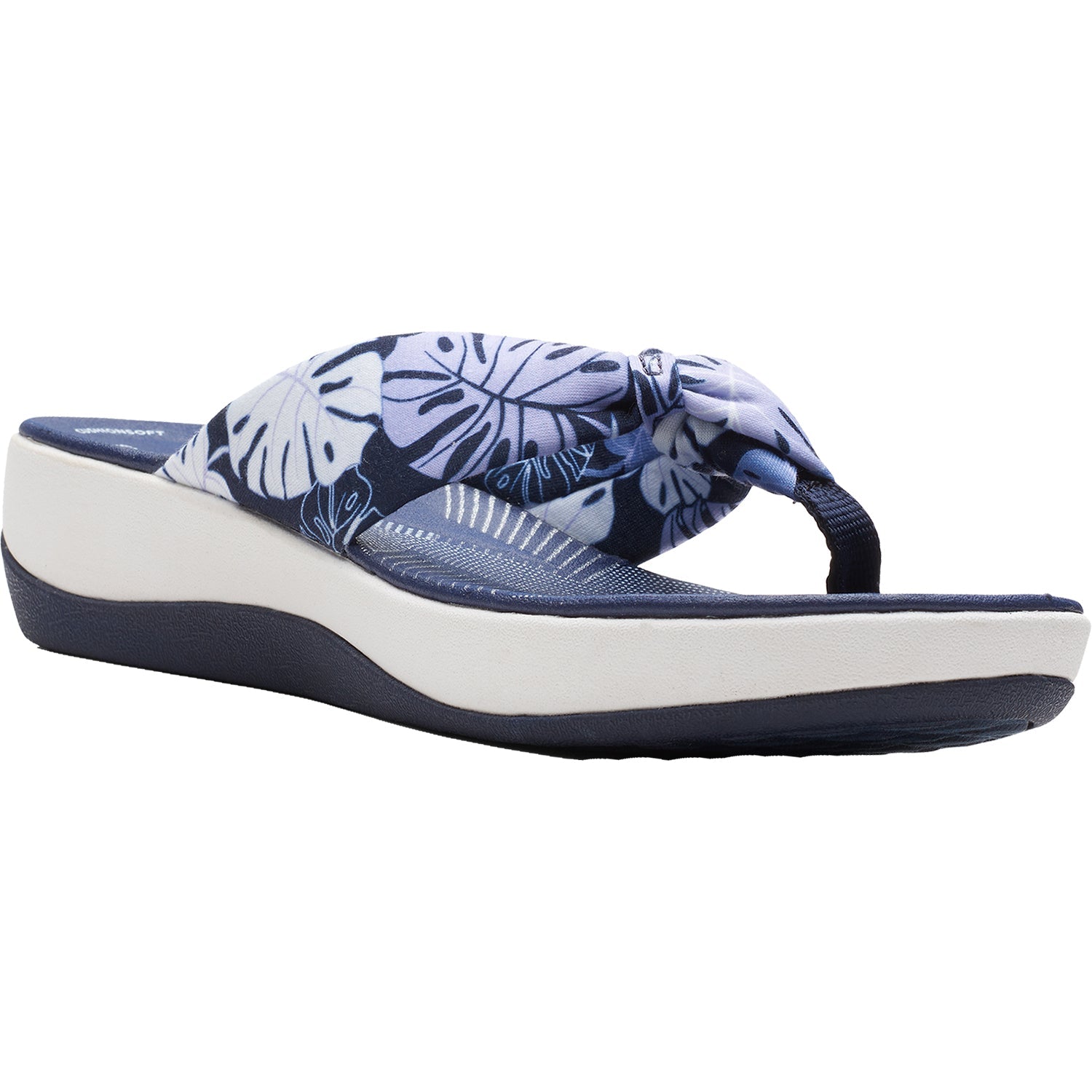 Clarks Arla Glison Blue Floral | Women's Sandals | Footwear etc.