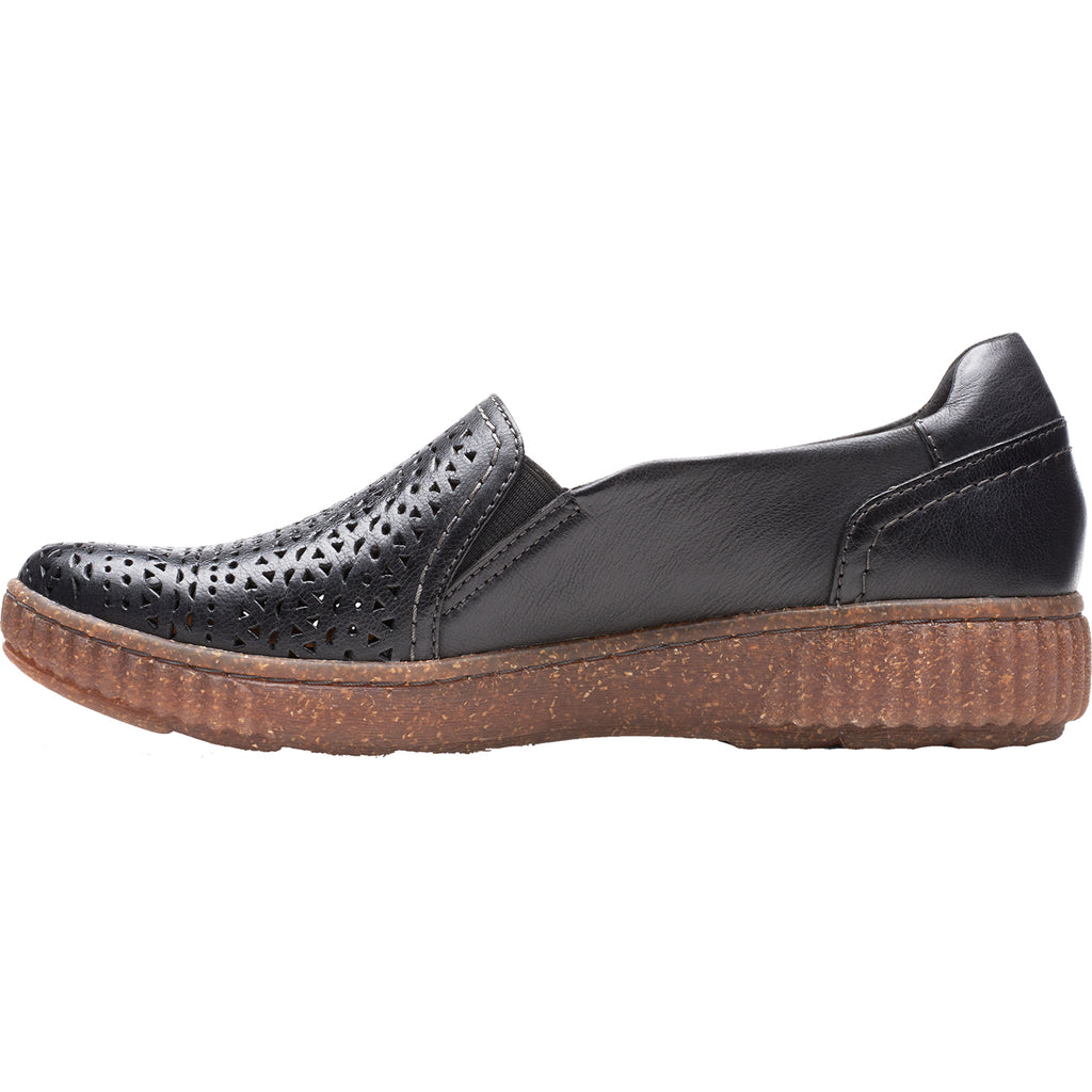Womens Clarks Women's Clarks Magnolia Aster Black Leather Black Leather