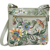 Womens Anuschka Women's Anuschka Expandable Travel Crossbody Floral Passion Leather Floral Passion Leather