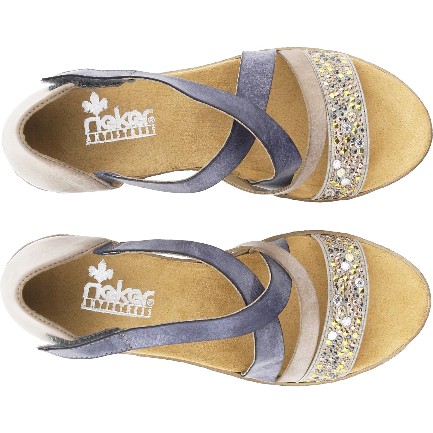 Rieker 62405-42 Fanni 05 | Women's Wedge Sandals | Footwear etc.