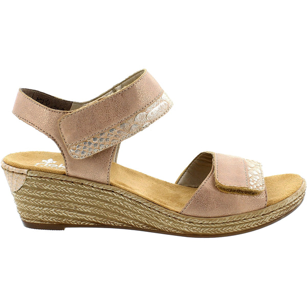 Rieker 62470-31 | Women's Wedge Heel Sandals | Footwear etc.