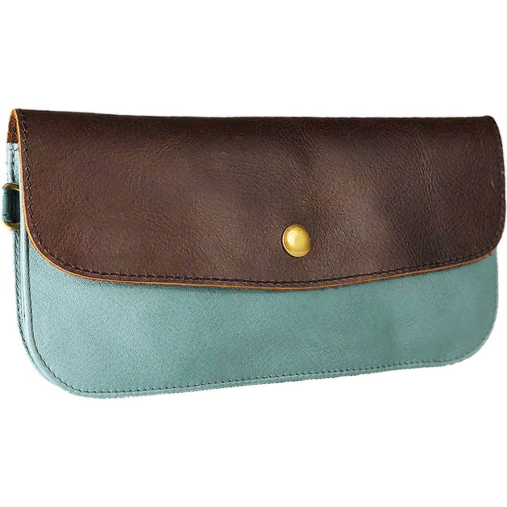 Womens Osgoode marley Women's Osgoode Marley Clea Wallet Teal Leather Teal Leather