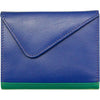 Womens Ili new york Women's ili New York Mini Snap Tri-fold Wallet Cool Tropics Leather Cool Tropics Leather