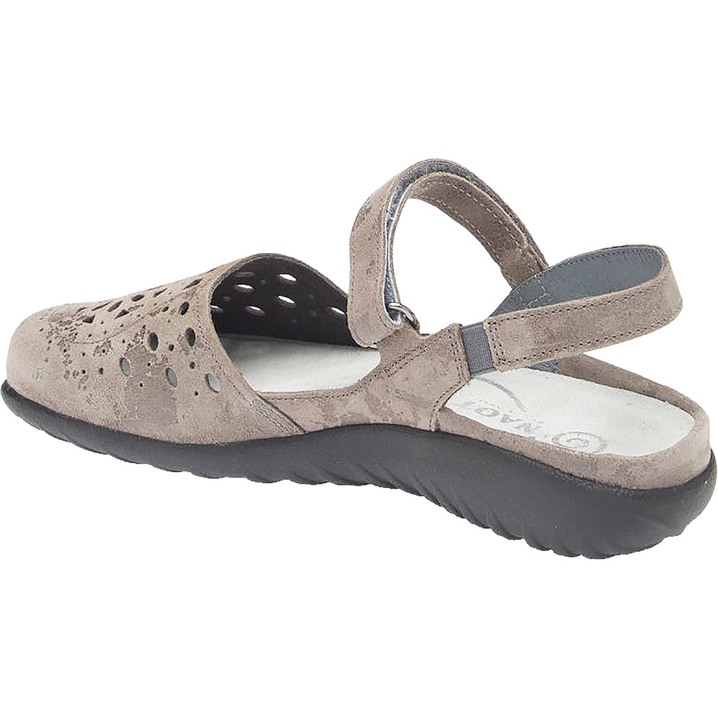 Womens Naot Women's Naot Arataki Grey Marble Suede Grey Marble Suede
