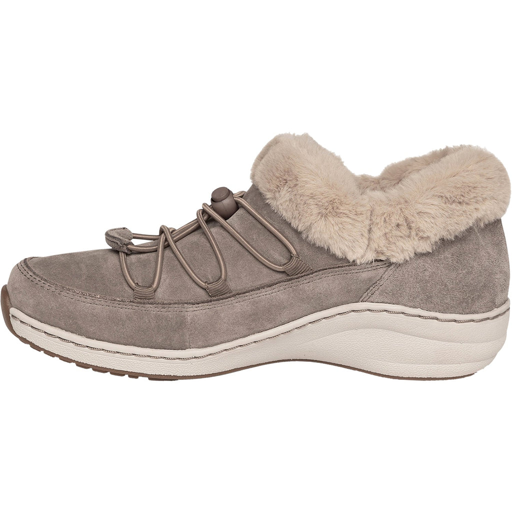 Womens Aetrex Women's Aetrex Chrissy Taupe Suede Taupe Suede
