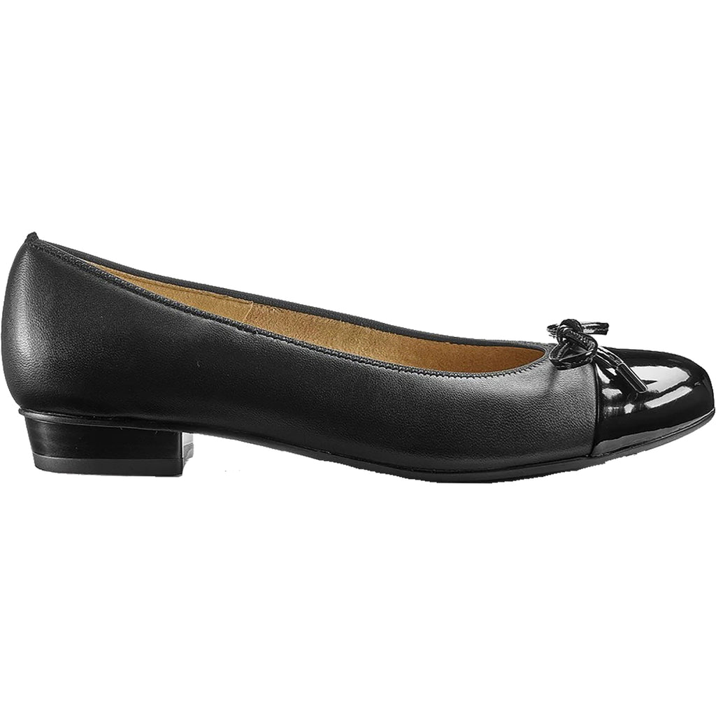 Womens Ara shoes Women's Ara Belinda Black Leather/Patent Black Leather/Patent