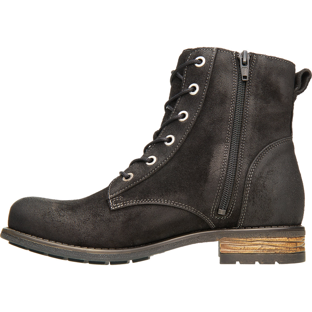 Womens Taos Women's Taos Boot Camp Black Leather Black Leather