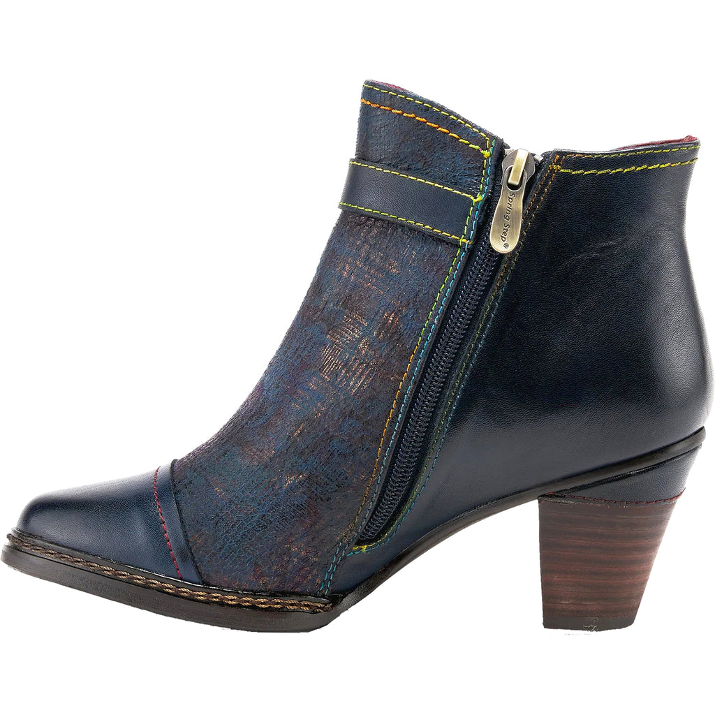 Womens L'artiste by spring step Women's L'Artiste by Spring Step Captivate Navy Multi Leather Navy Multi Leather