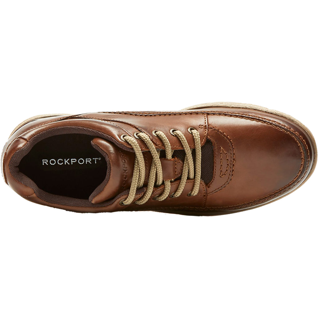 Mens Rockport Men's Rockport World Tour Classic Brown Leather Brown Leather