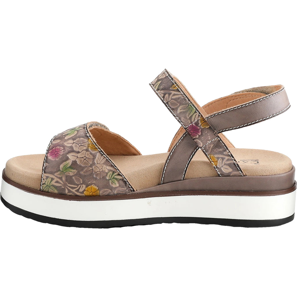 Womens L'artiste by spring step Women's L'Artiste by Spring Step Clara Grey Multi Leather Grey Multi Leather