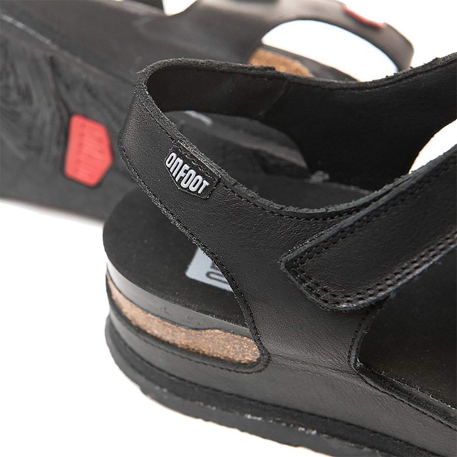 On Foot 202 Cynara Black | Women's Fisherman Sandals | Footwear etc.