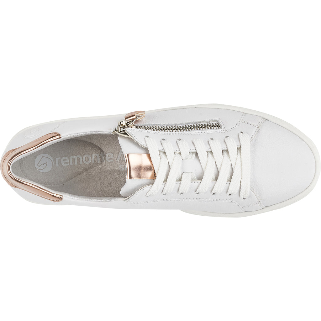 Womens Remonte Women's Remonte D0903-81 Alina 03 White Leather White Leather
